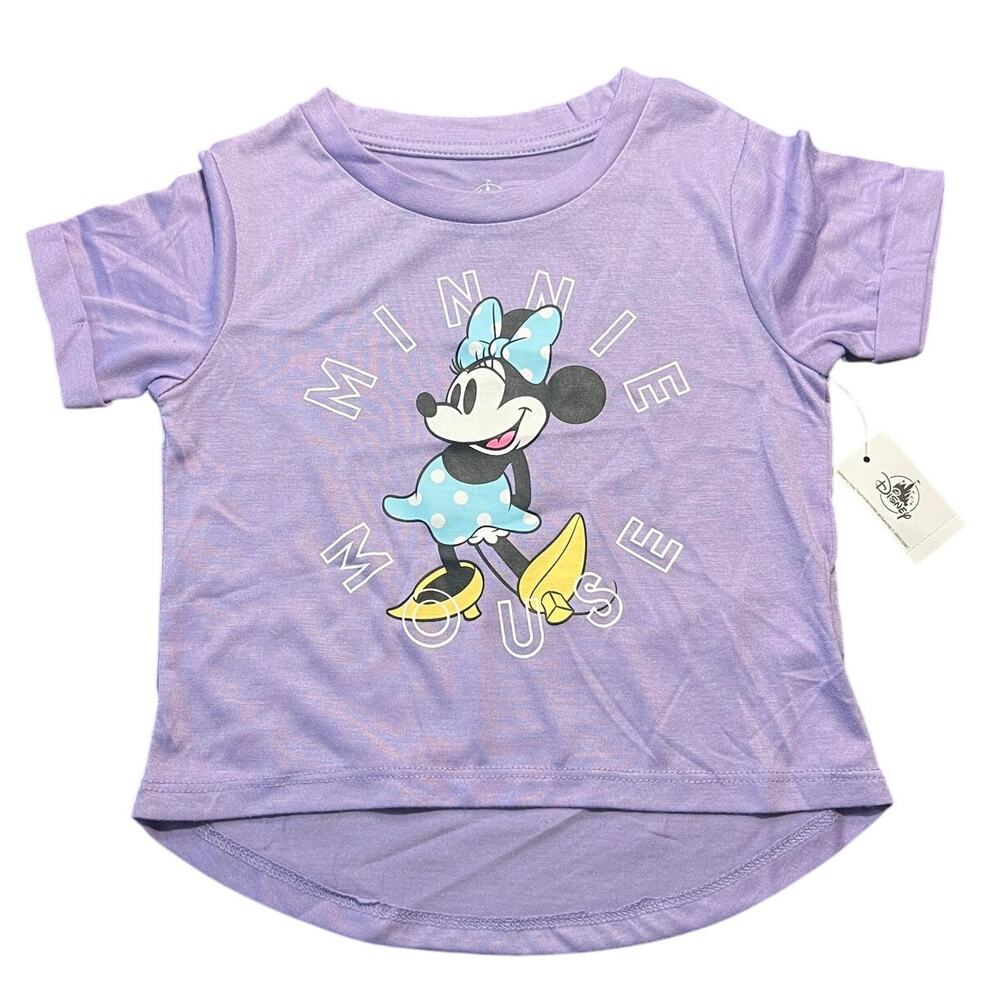Walt Disney World Parks Minnie Mouse Graphic Tee Size XS 4-5 New with Tags